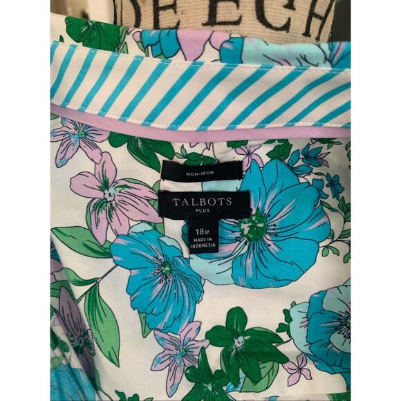 Talbots SLEEVELESS NON-IRON BUTTON DOWN -NWOT - Picture 2 of 11